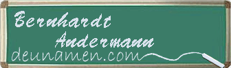 Bernhardt Andermann Visitenkarte